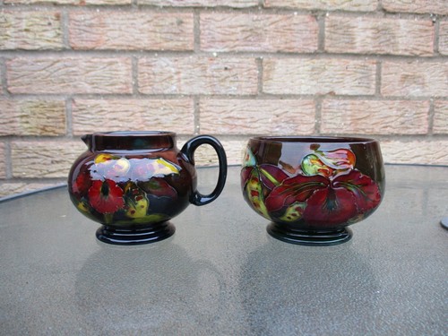 Moorcroft flambé orchid - flambé,
