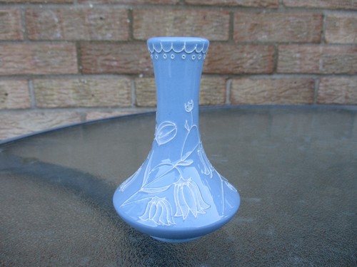 Moorcroft blue engobe fairy - blue,