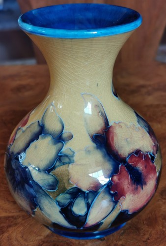 William moorcroft ochre - moorcroft, orchid