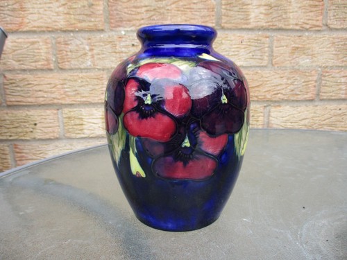 Moorcroft pansy blue - moorcroft, on