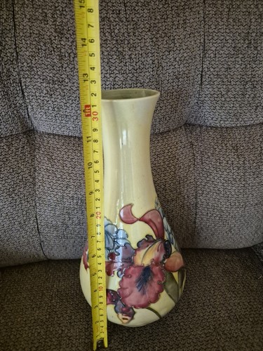Large moorcroft orchid vase - large, 31