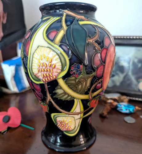 Moorcroft floral art pottery - art,