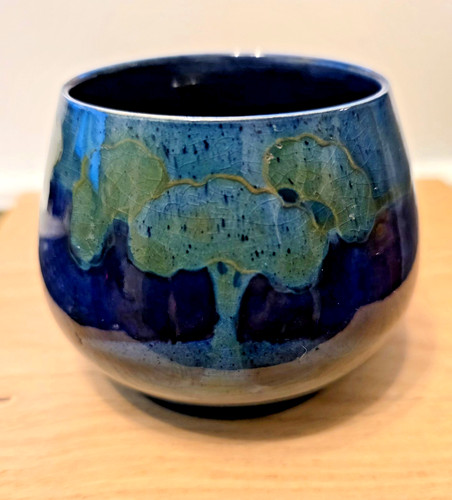 Moorcroft moonlit vase circa - vase,