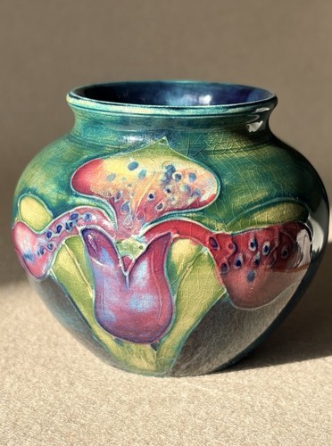Moorcroft orchid vase - moorcroft,
