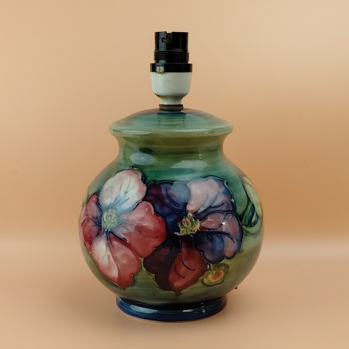 Moorcroft lamp clematis - moorcroft,