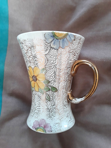 Moorcroft cup vintage floral - moorcroft,