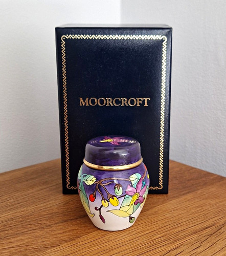 Moorcroft enamel ginger - moorcroft,