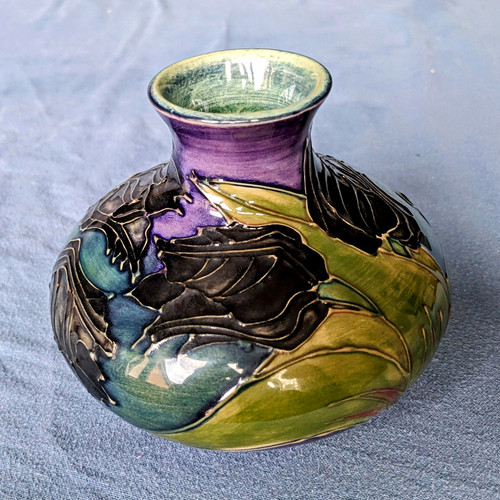 Moorcroft squat baluster vase - moorcroft,