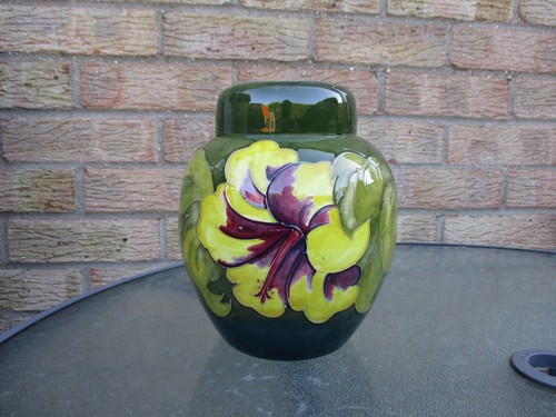 Moorcroft large hibiscus - moorcroft, on