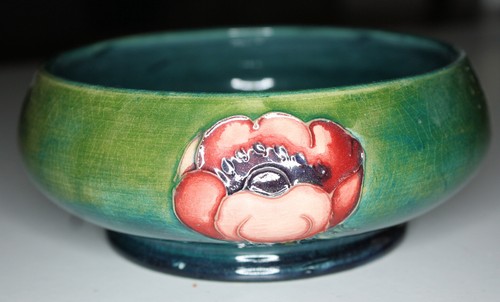 1950s moorcroft pink anemone - 1950s,