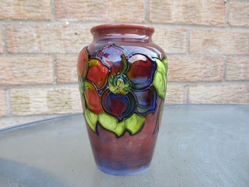 Moorcroft flambé clematis - moorcroft,