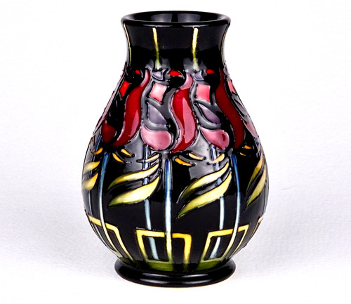 Moorcroft pottery night rose - moorcroft,